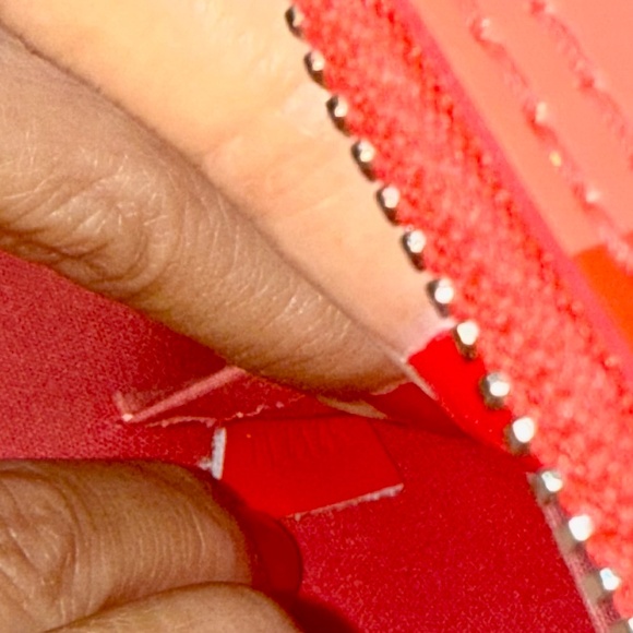 RARE! Louis Vuitton Alma BB  Vernis Poppy Rayures Pomme D'Amour EUC - Picture 10 of 15